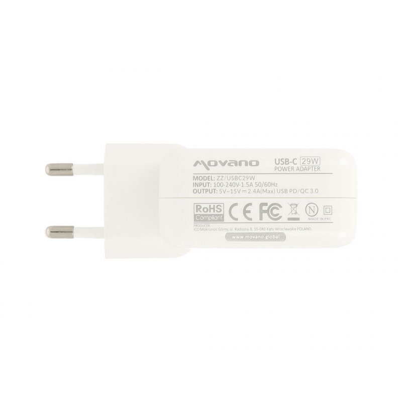 deep disguise marker Încărcător movano 29W USB type C USB-C (white) - Energyking.ro