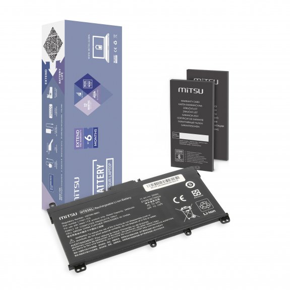 HP 15-DW0021NW baterii Mitsu 3400 mAh (39 Wh), 3 articole Li-polymer 11.4V