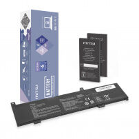Asus N580VD baterii Mitsu 4100 mAh (47 Wh), 3 articole Li-polymer 11.4V
